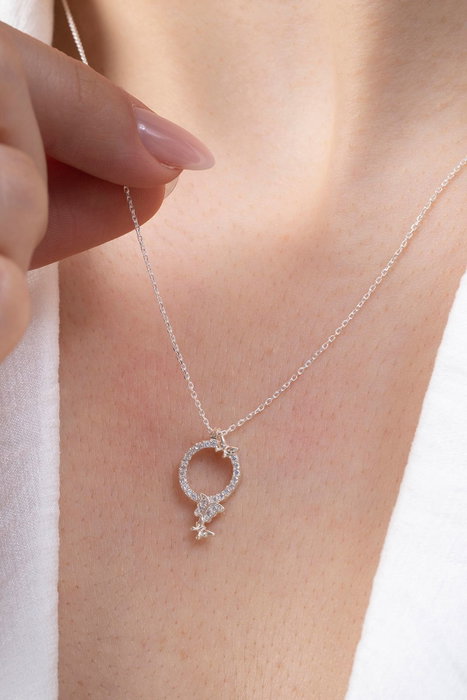 Heliophilia Silver Collar de Plata Esterlina 925 con Circonio Heliophilia Silver Collar de Plata Esterlina 925 con Circonio